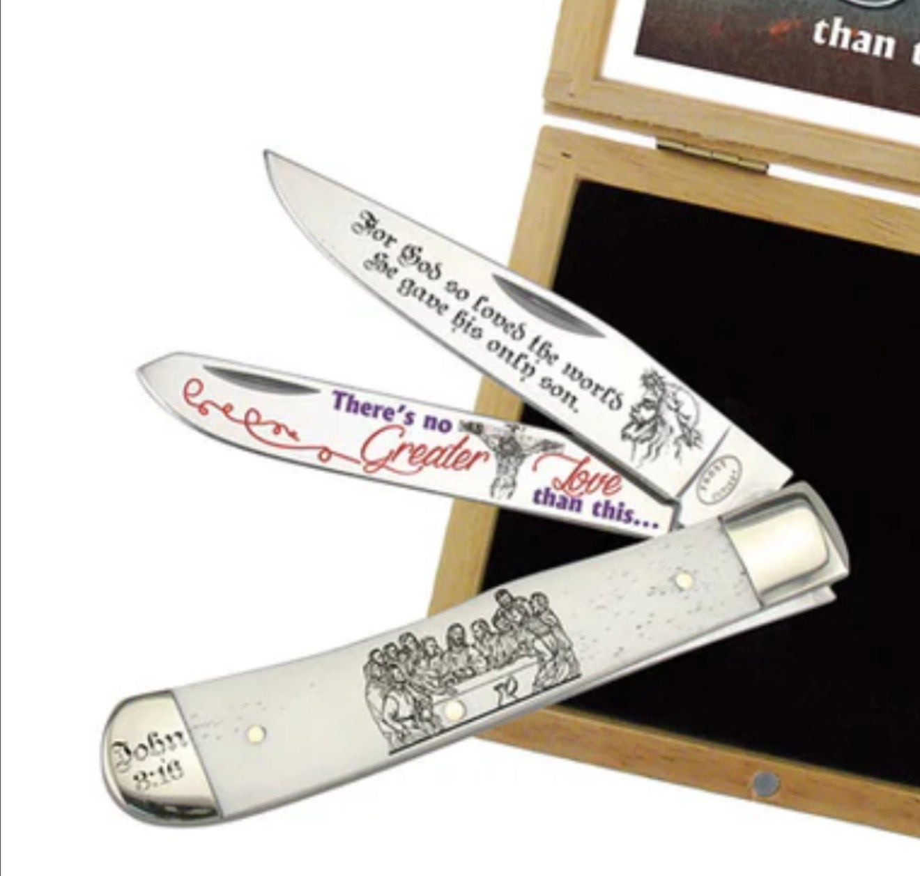 Frost Cutlery John 3:16 Trapper