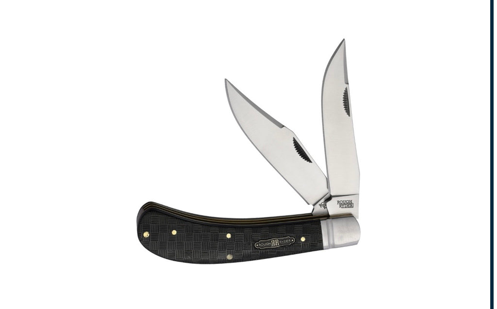 Rough Rider Black Reserve Saddle Horn Pakkawood