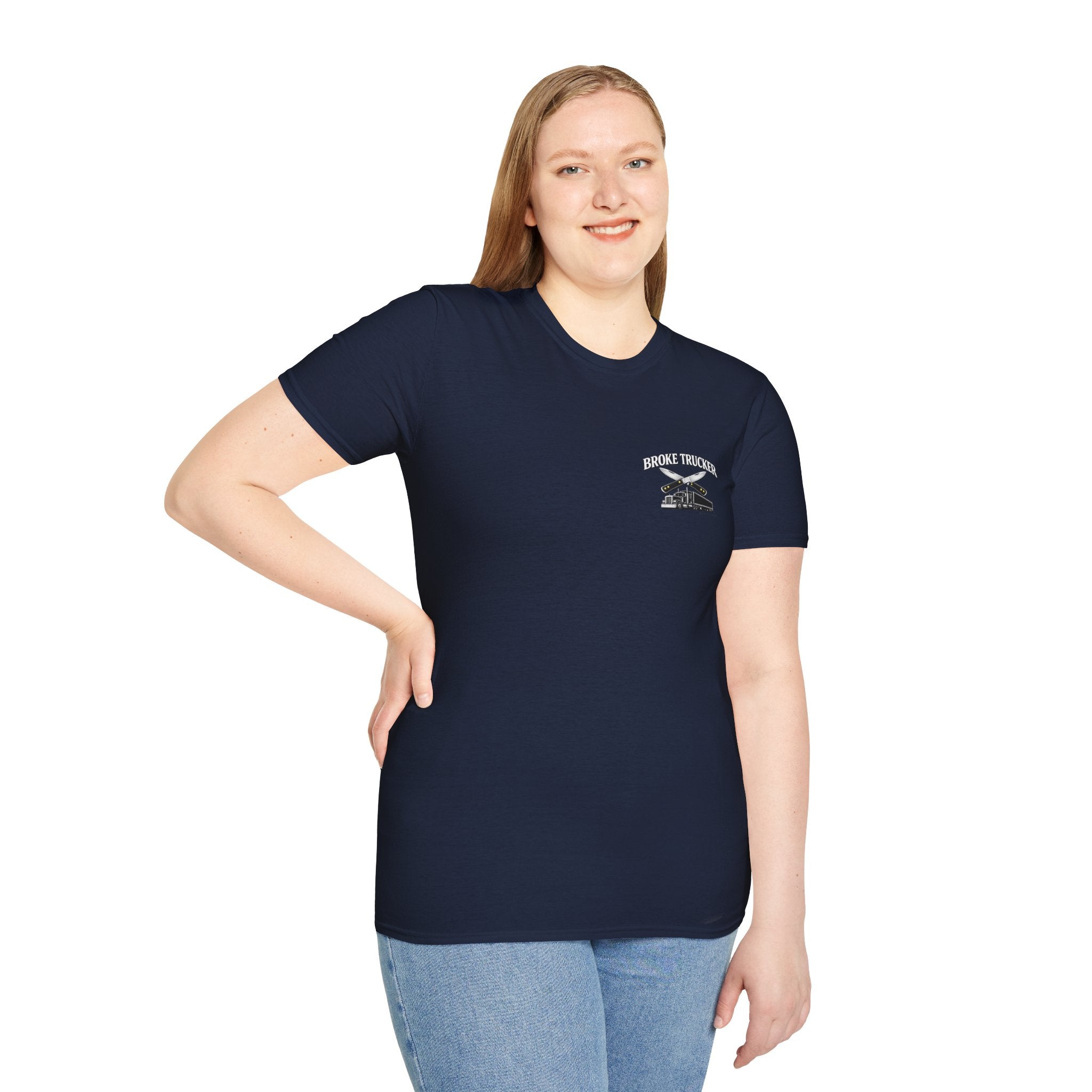 T-Shirt — Retro Broke Trucker Graphic Tee