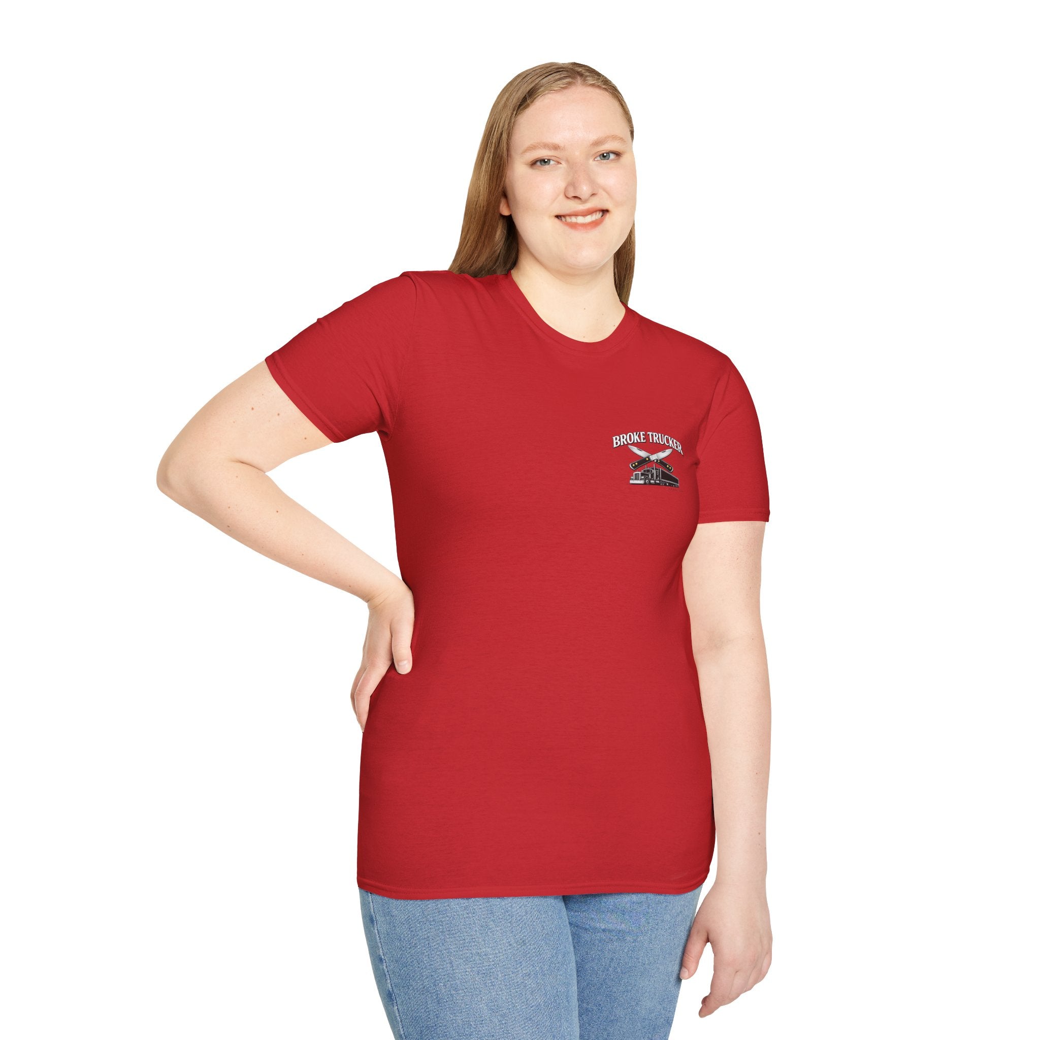 T-Shirt — Retro Broke Trucker Graphic Tee