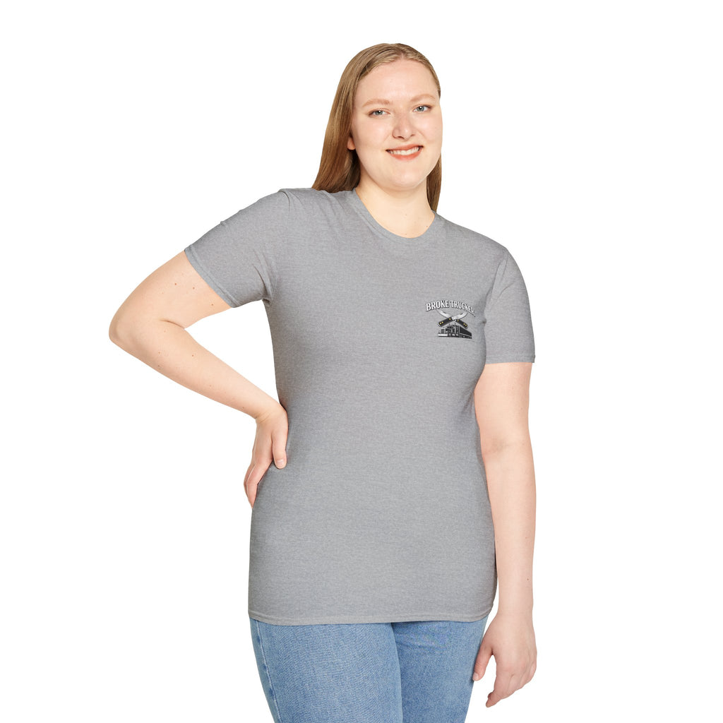 T-Shirt — Retro Broke Trucker Graphic Tee