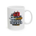Biking Trucker Mug — Retro Bicycle Helmet & Cap Ceramic Coffee Cup (11oz, 15oz)