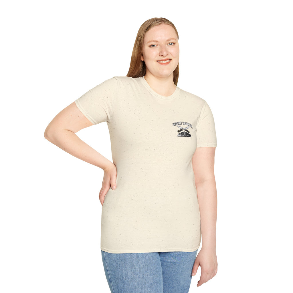 T-Shirt — Retro Broke Trucker Graphic Tee