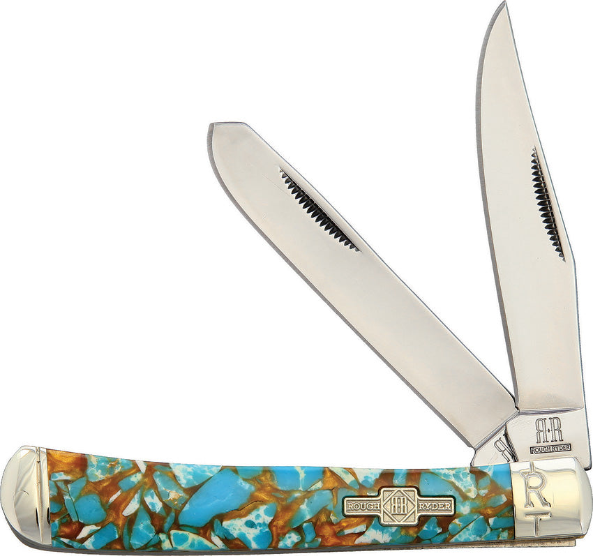 RR6. ROUGH RIDER Trapper Amber Turquoise