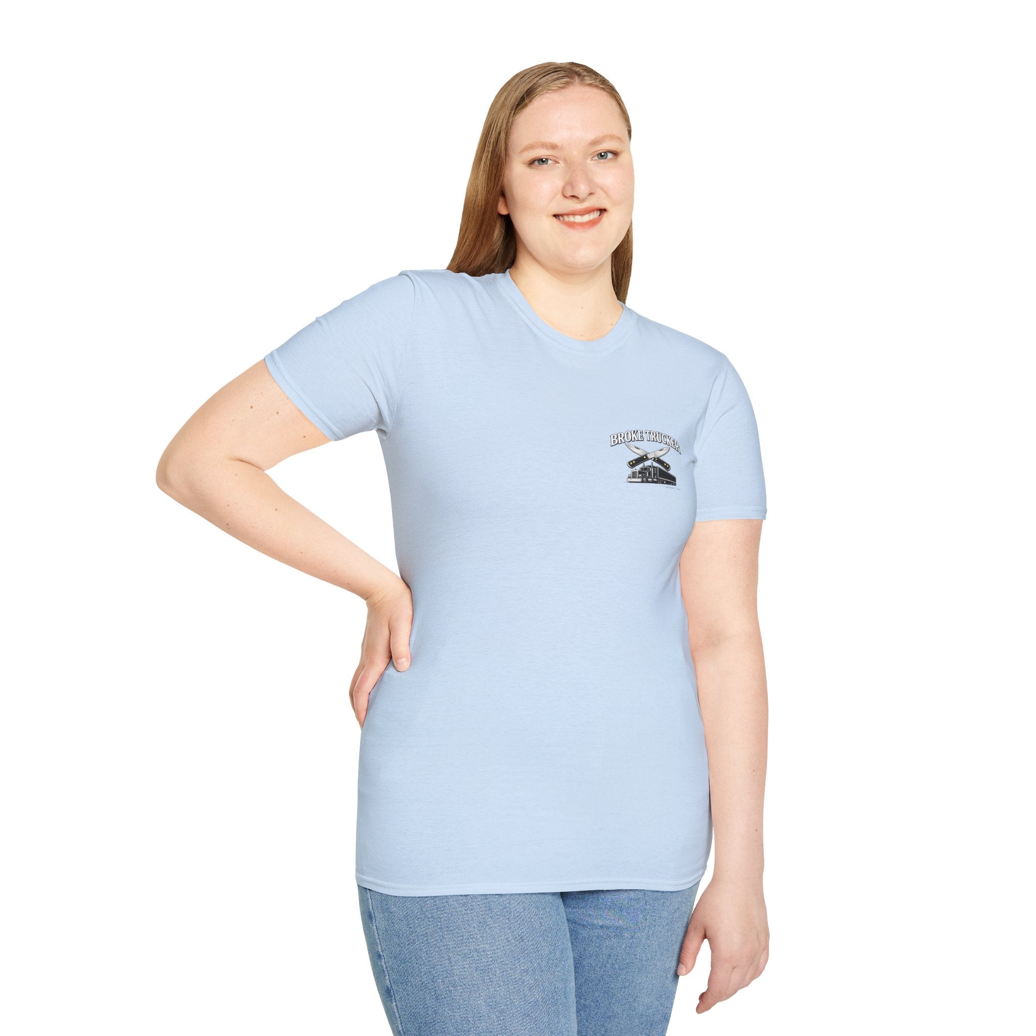 T-Shirt — Retro Broke Trucker Graphic Tee