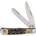 Roper Knives Trapper Burnt Bone RP0002CBW with Pocket Clip
