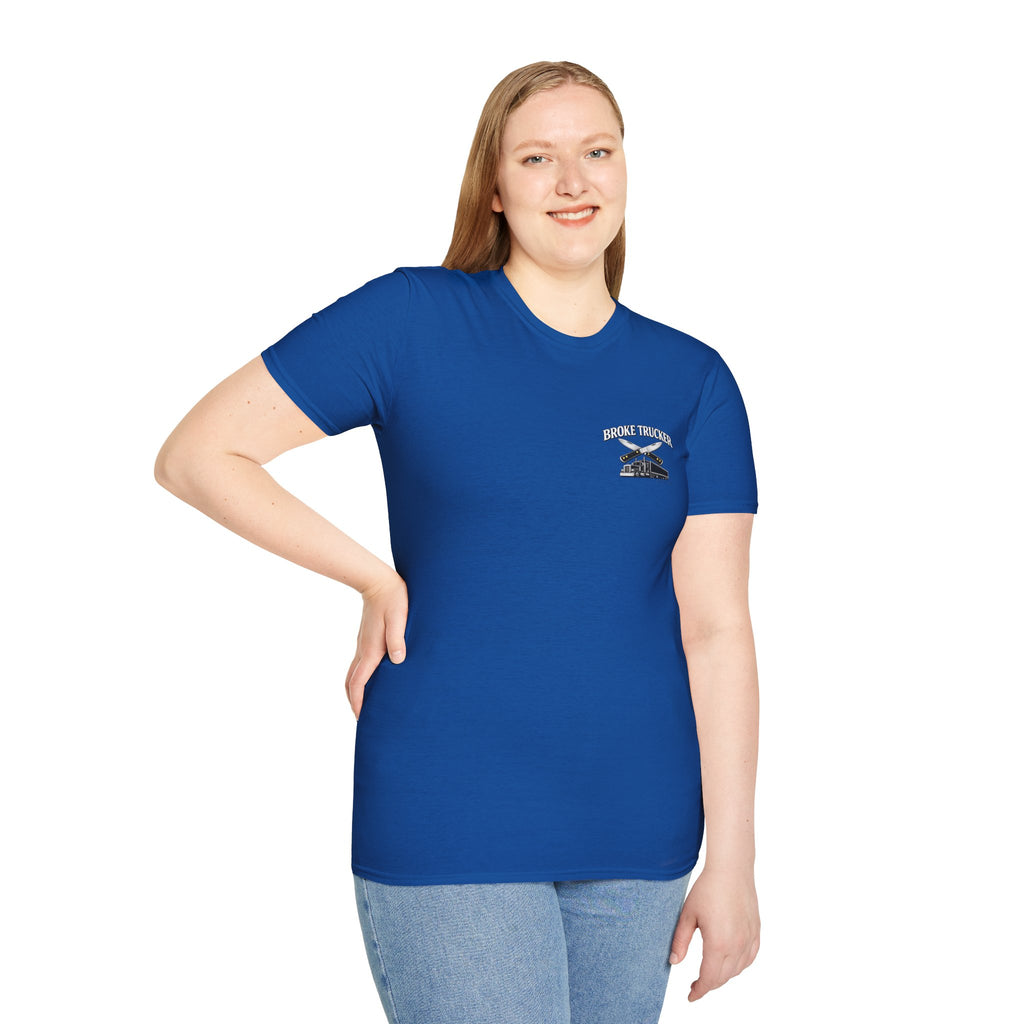 T-Shirt — Retro Broke Trucker Graphic Tee