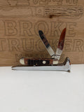Boker Burnt Amber Bone Peach Seed Jig Trappee