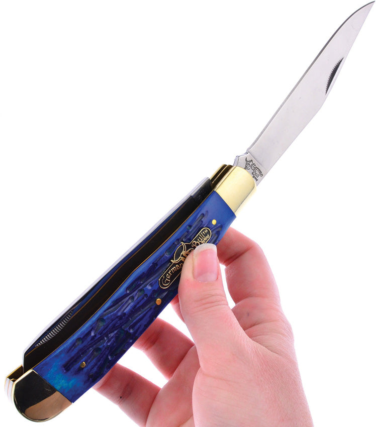 German Bull Large Blue Bone Trapper