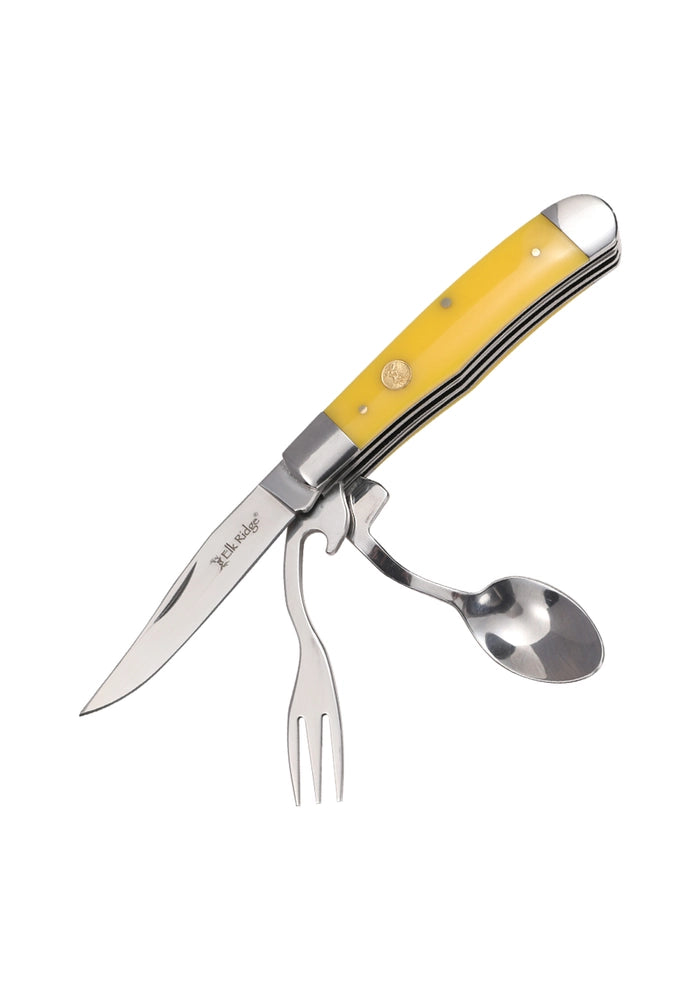 ELK RIDGE - MULTI-FUNCTION
KNIFE, FORK, SPOON AND BOTTLE OPENER