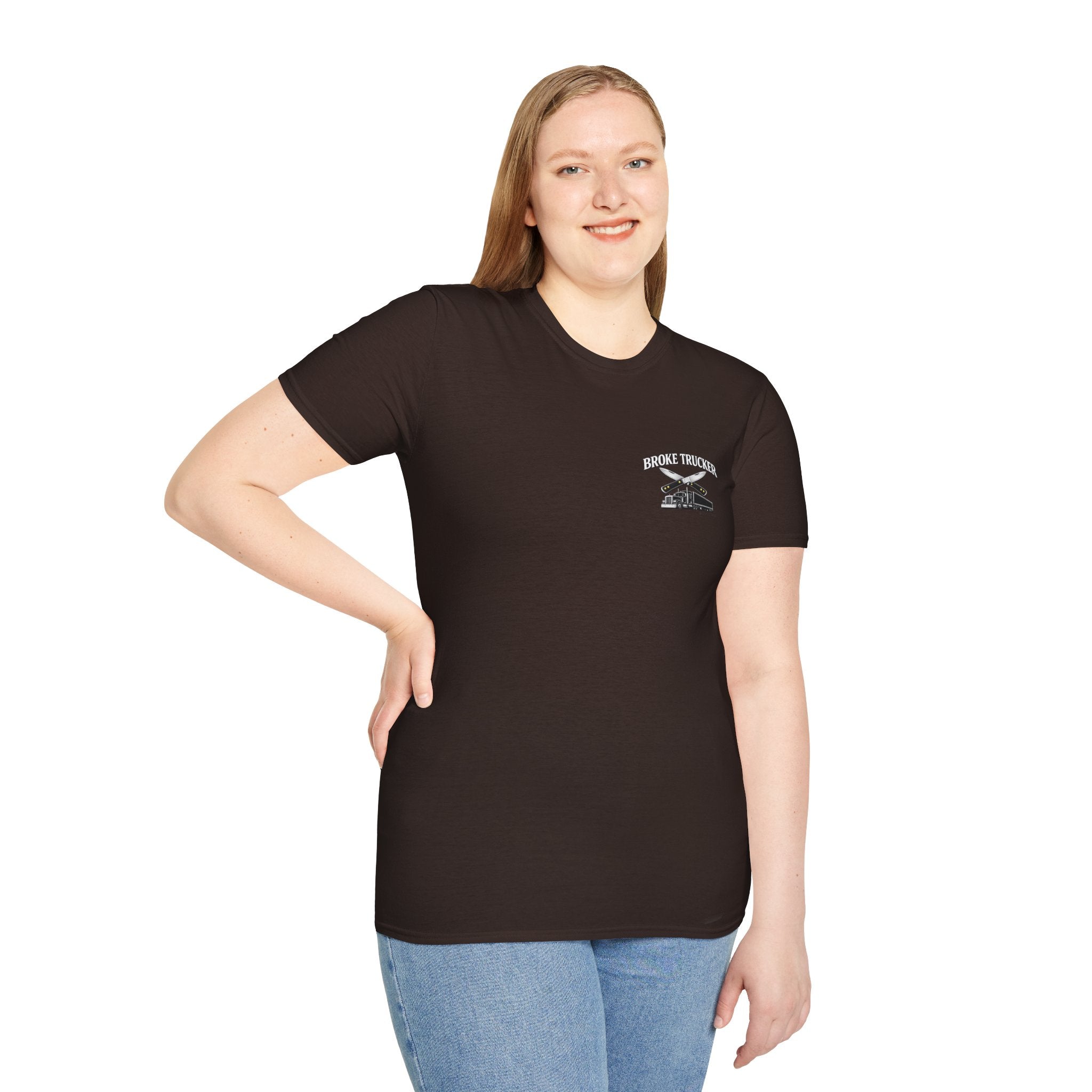 T-Shirt — Retro Broke Trucker Graphic Tee