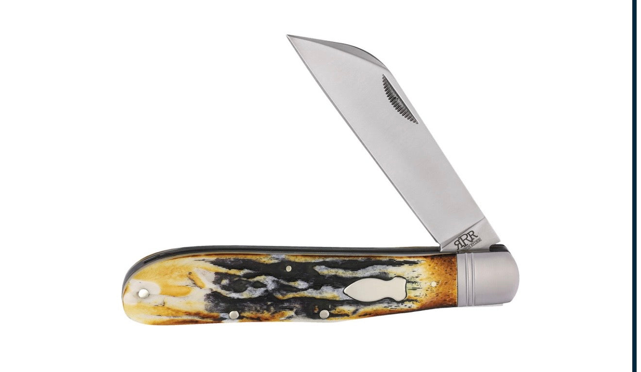 Rough Rider Reserve Grandaddy Brown Bone D2 steel