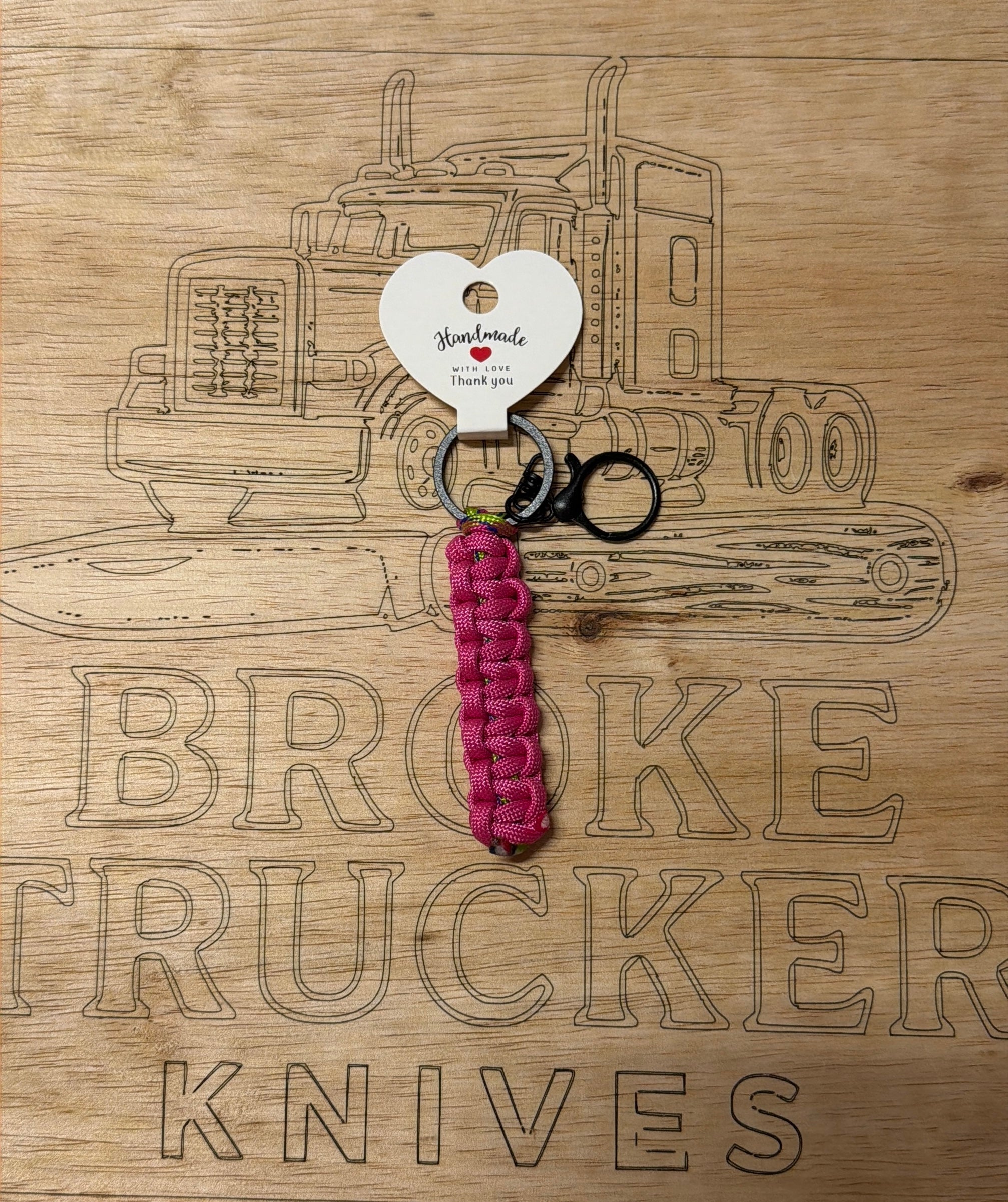 BH4 Beaded Highway Lanyard Keychain