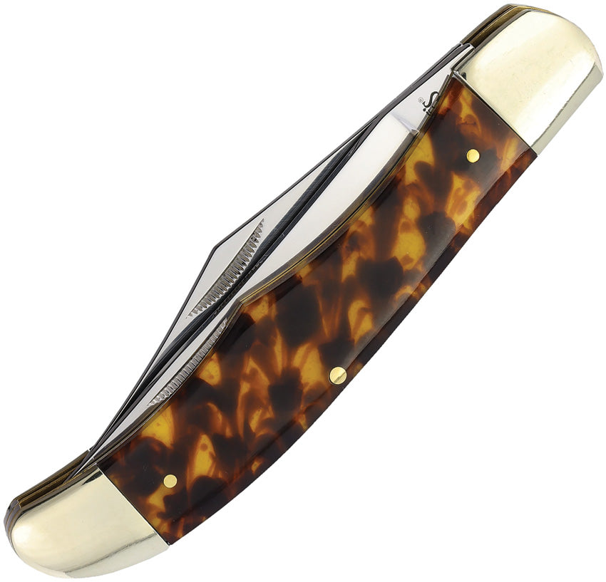 Marbles Imitation Tortoise Shell Folding Hunter