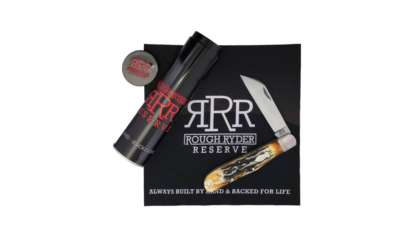 Rough Rider Reserve Grandaddy Brown Bone D2 steel