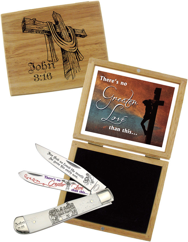 Frost Cutlery John 3:16 Trapper
