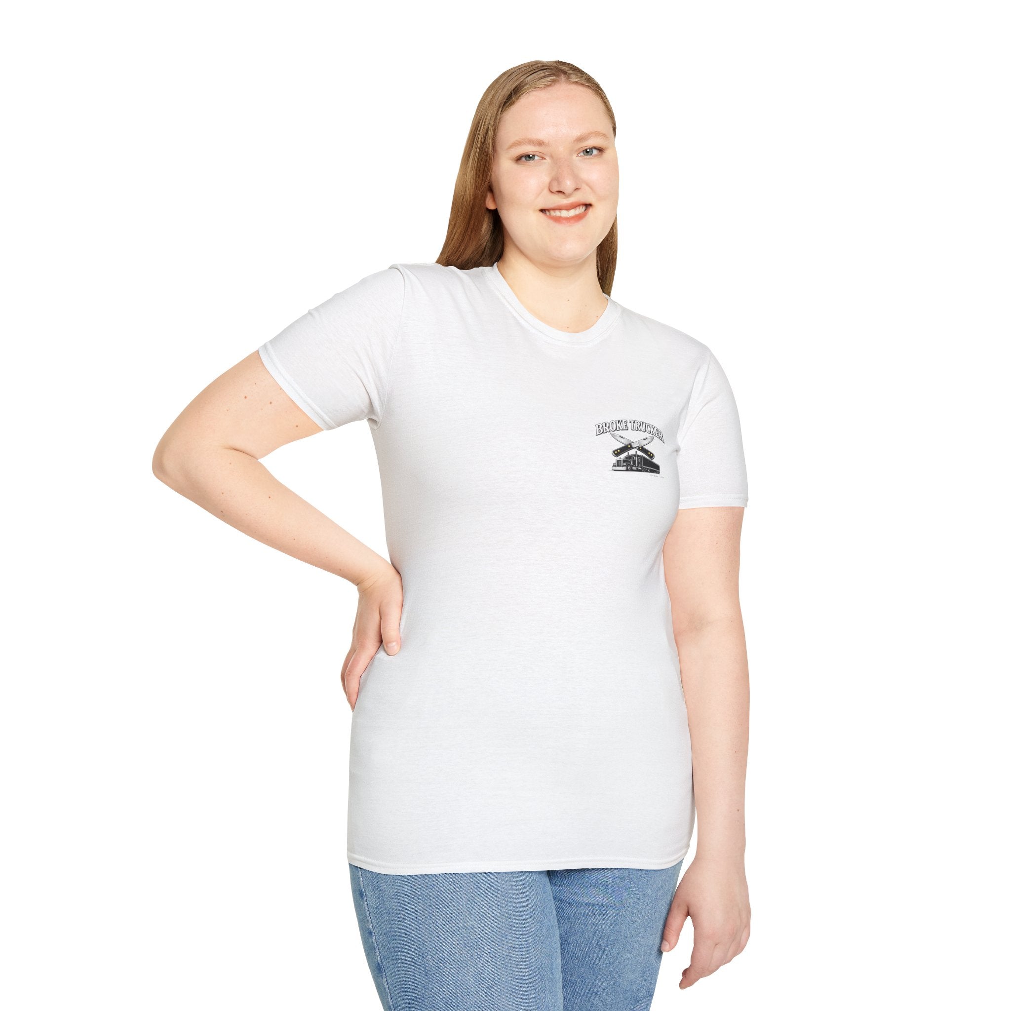 T-Shirt — Retro Broke Trucker Graphic Tee