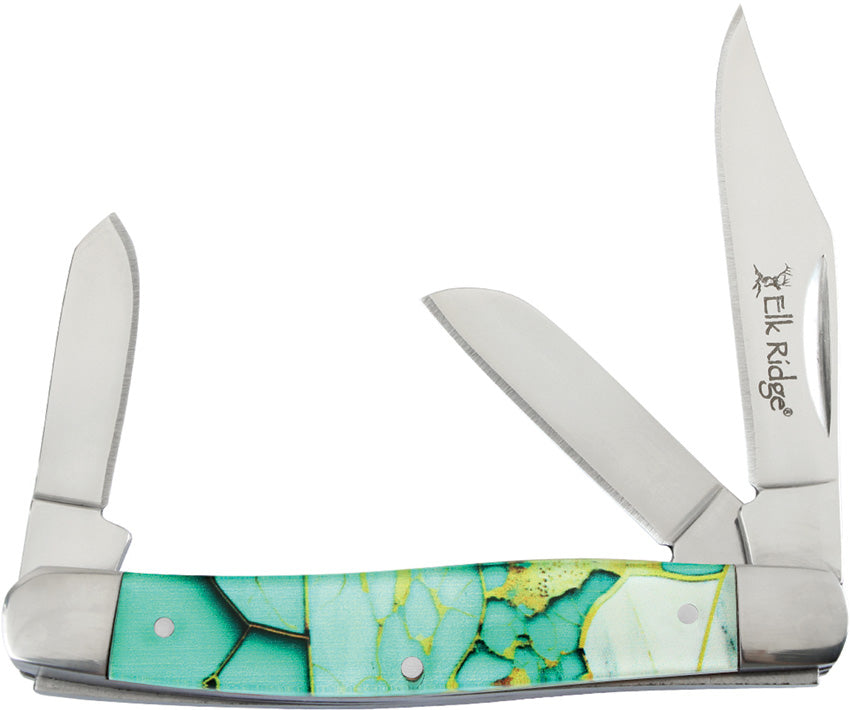 Elk Ridge Light Green Stockman