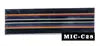 Customizable DD-DAM-563 Damascus Steel Knife Psychedelic Wave Micarta Handle Clip Point Straight Edge for Hunting EDC OEM ODM