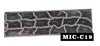 Customizable DD-DAM-563 Damascus Steel Knife Psychedelic Wave Micarta Handle Clip Point Straight Edge for Hunting EDC OEM ODM