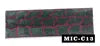 Customizable DD-DAM-563 Damascus Steel Knife Psychedelic Wave Micarta Handle Clip Point Straight Edge for Hunting EDC OEM ODM
