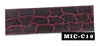 Customizable DD-DAM-563 Damascus Steel Knife Psychedelic Wave Micarta Handle Clip Point Straight Edge for Hunting EDC OEM ODM
