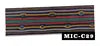 Customizable DD-DAM-563 Damascus Steel Knife Psychedelic Wave Micarta Handle Clip Point Straight Edge for Hunting EDC OEM ODM