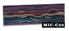 Customizable DD-DAM-563 Damascus Steel Knife Psychedelic Wave Micarta Handle Clip Point Straight Edge for Hunting EDC OEM ODM