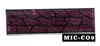 Customizable DD-DAM-563 Damascus Steel Knife Psychedelic Wave Micarta Handle Clip Point Straight Edge for Hunting EDC OEM ODM