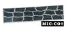 Customizable DD-DAM-563 Damascus Steel Knife Psychedelic Wave Micarta Handle Clip Point Straight Edge for Hunting EDC OEM ODM