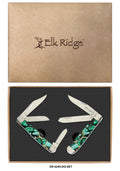ELK RIDGE - FOLDING KNIFE - GENTLEMAN'S KNIFE - GIFT SET
