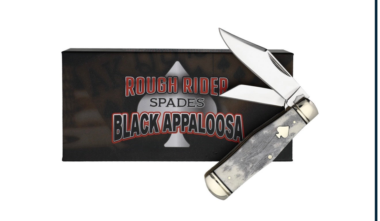Rough Rider Black Appaloosa Coke Bottle
