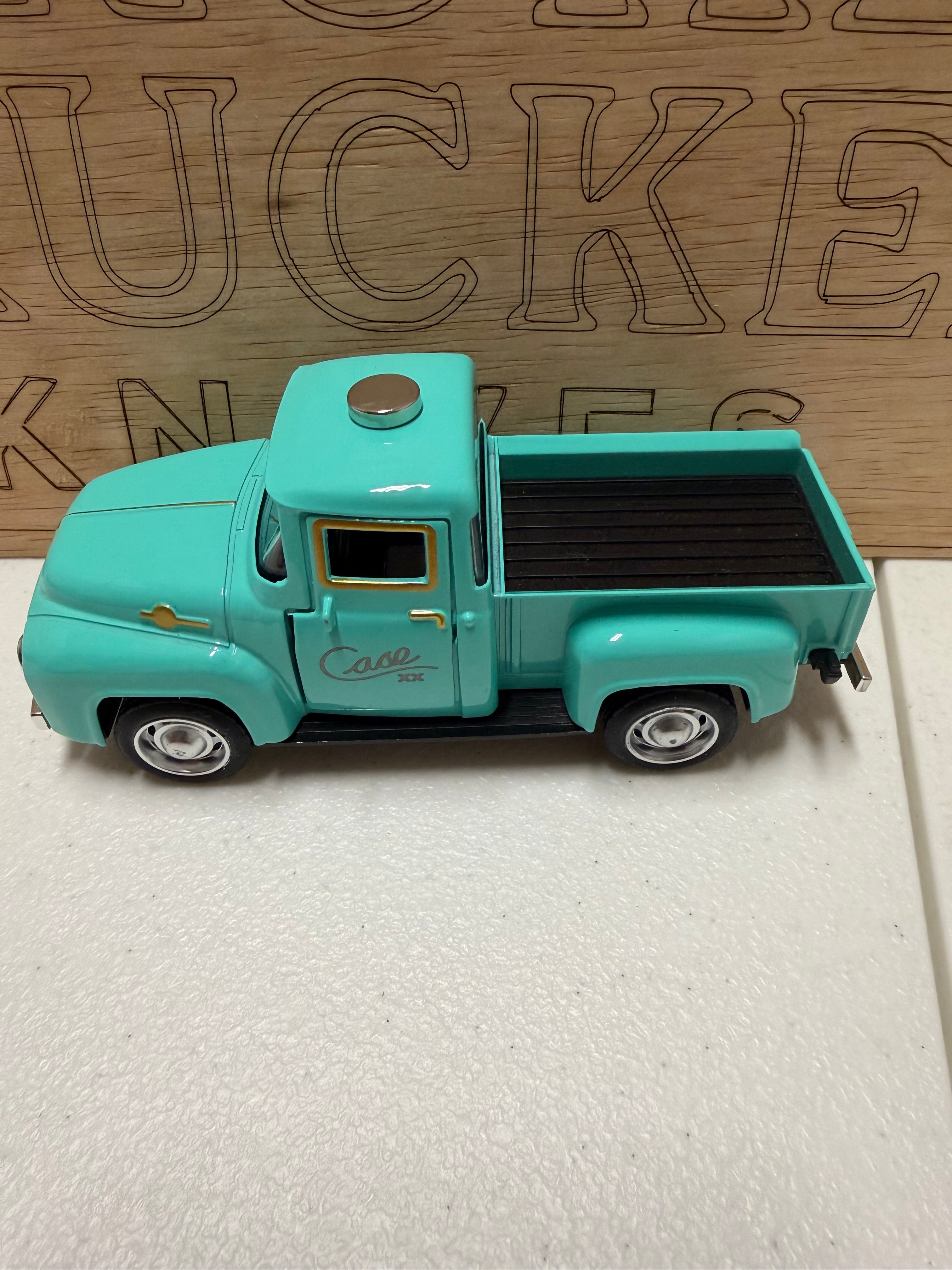 Teal Case Display Truck