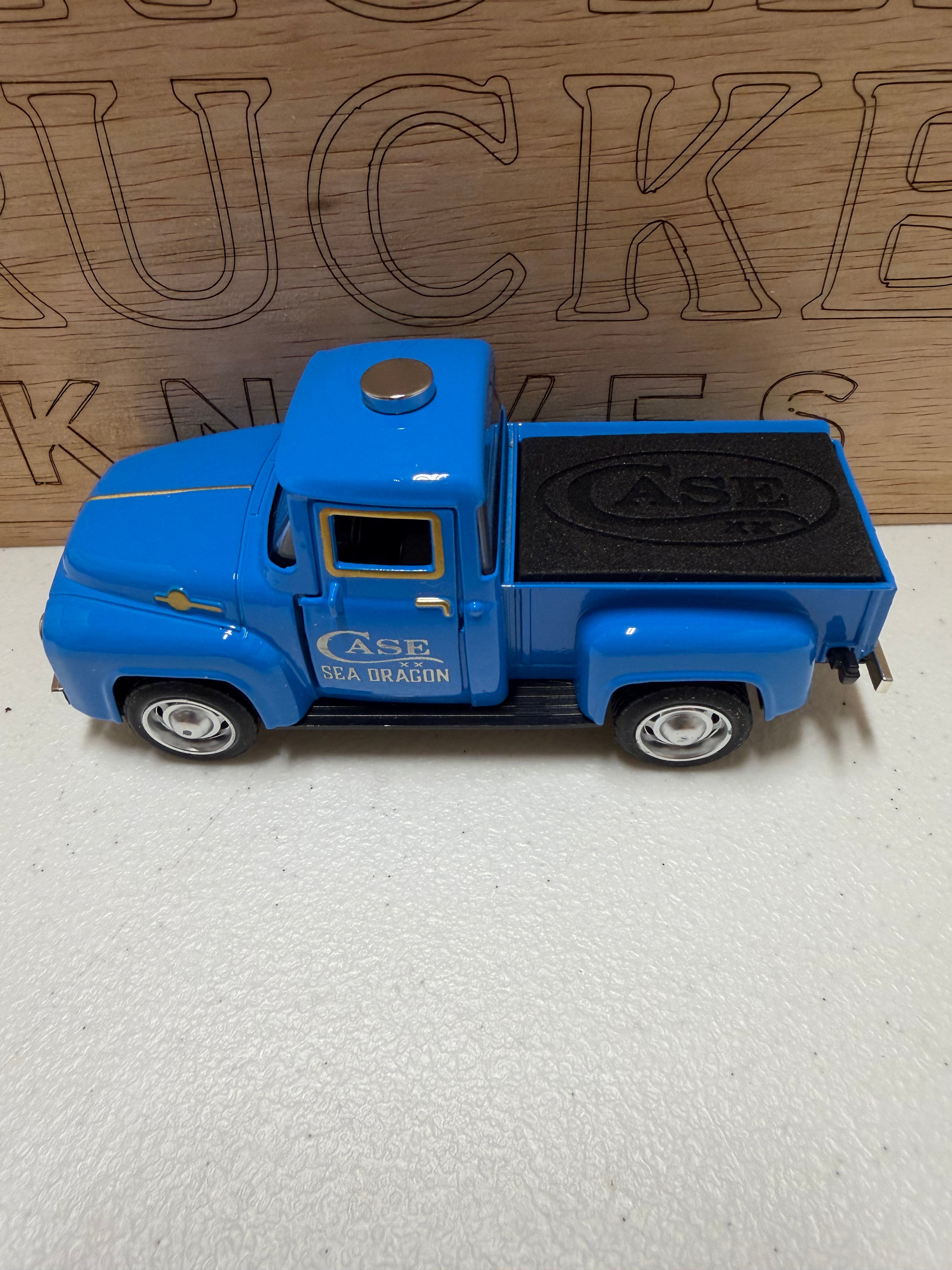Blue Case Knife Display Truck