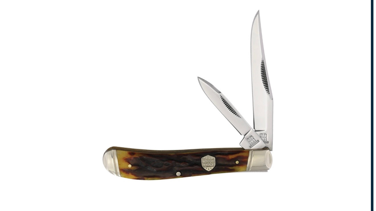 Rough Rider Brown Stag Bone Trapper