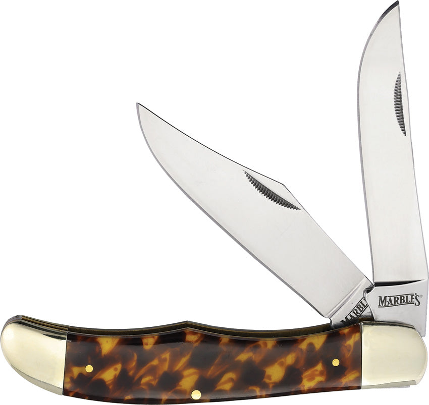 Marbles Imitation Tortoise Shell Folding Hunter
