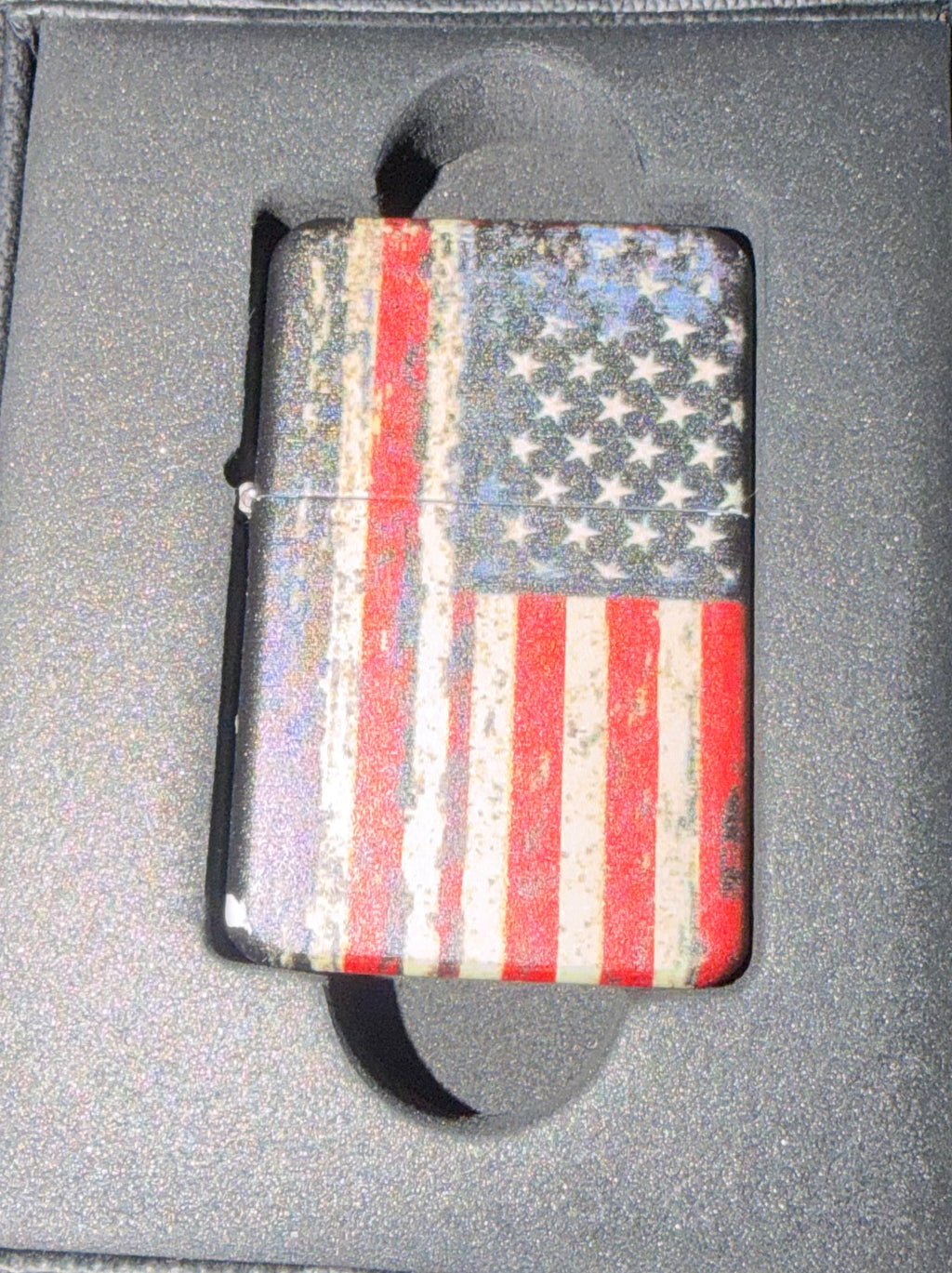 Knight Brand Rustic USA Flag Lighter