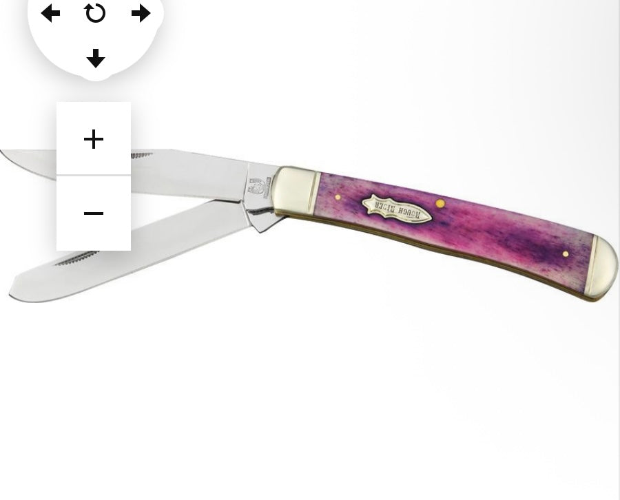 Rough Ryder Trapper Purple Smooth Bone
