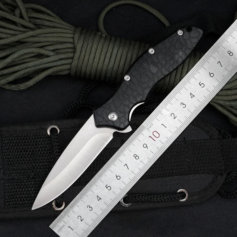 Nylon Fiber Handle EDC Camping Knife Manual Folding Knife 8cr13mov Blade
