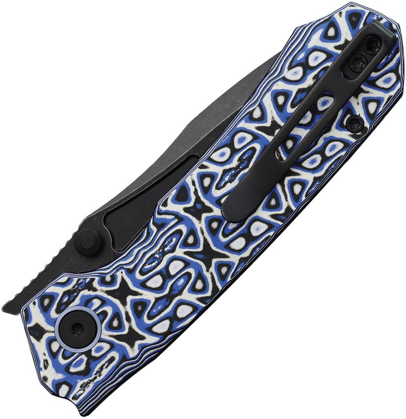 Remette Rhino RMTRNGD262 – Blue & Black G10 / D2