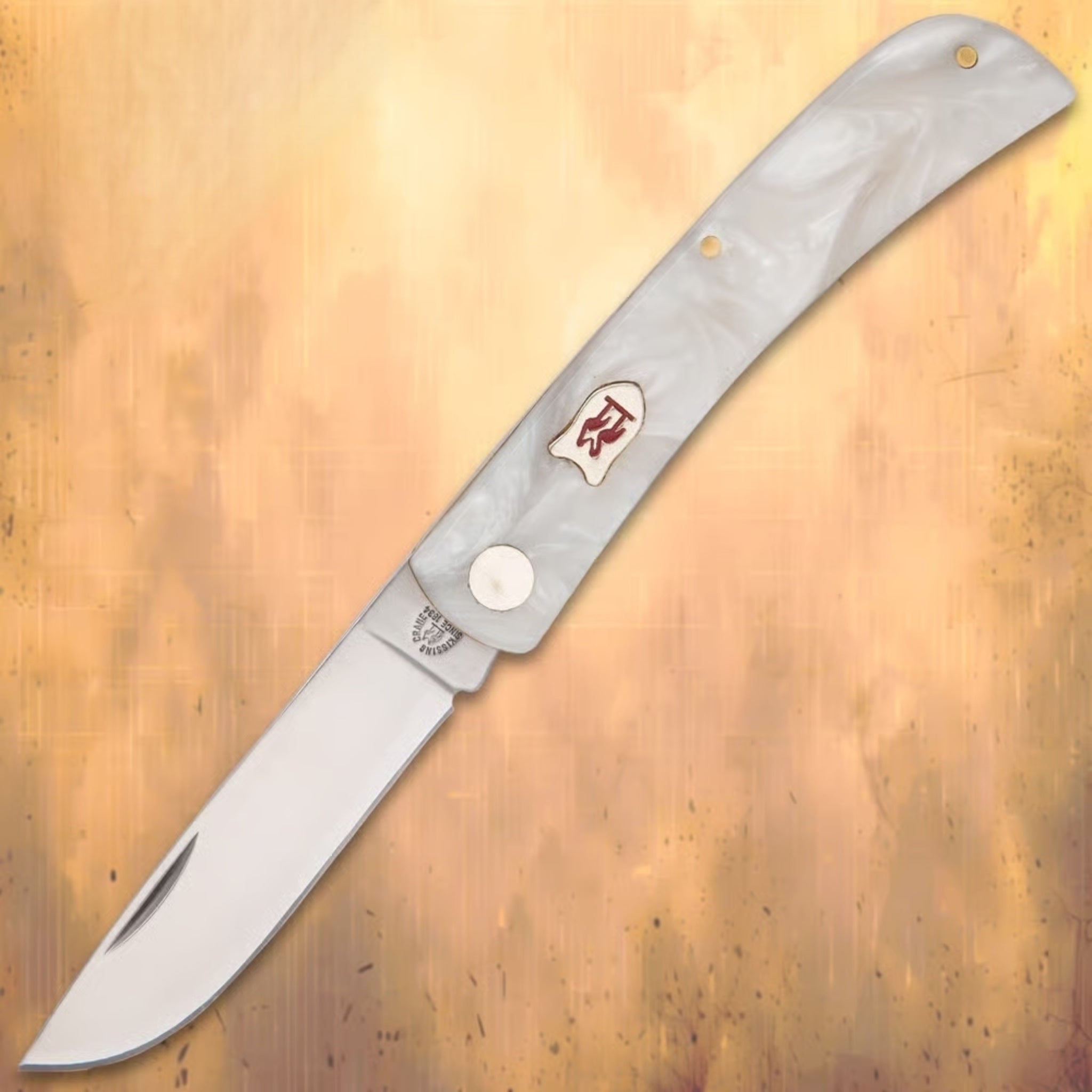 KISSING CRANE PEARL POCKET FARMER