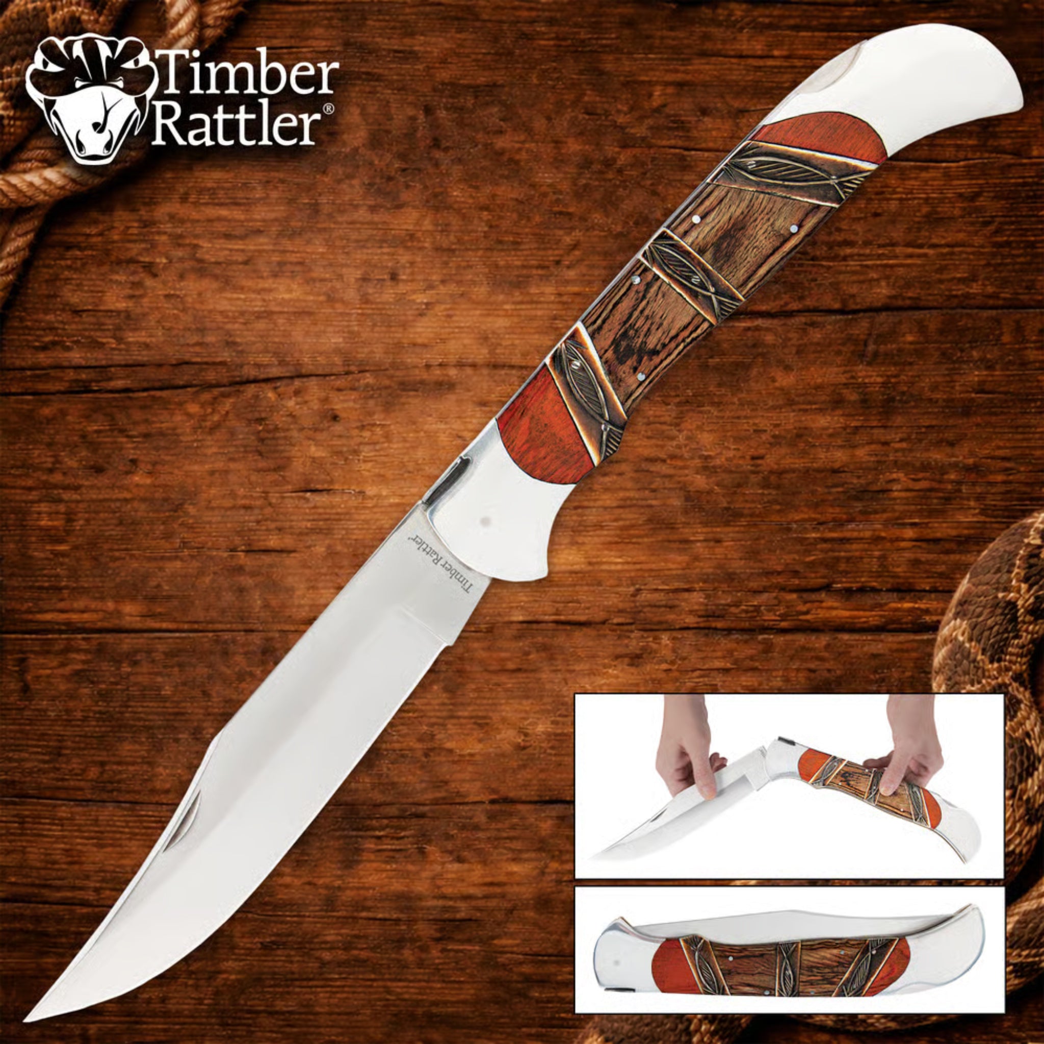 Timber Rattler Heartwood Folder