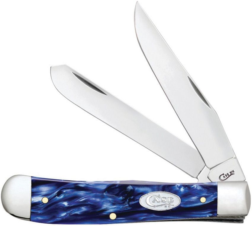 Case Blue Crackle Kirinite Smooth Stockman 50722