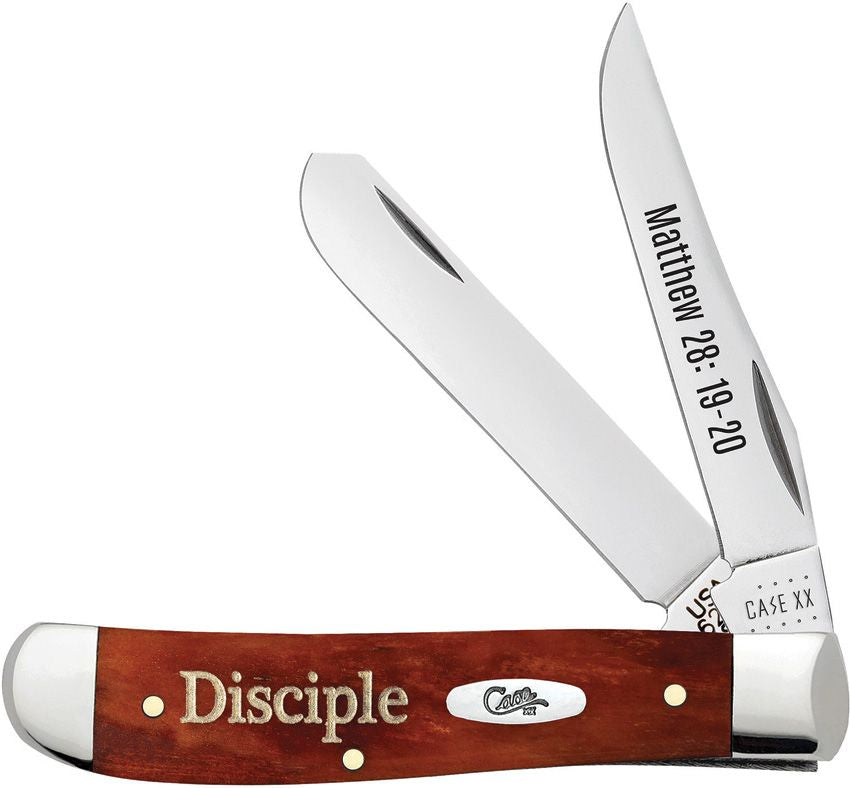 Case Disciple Chestnut Bone Mini Trapper