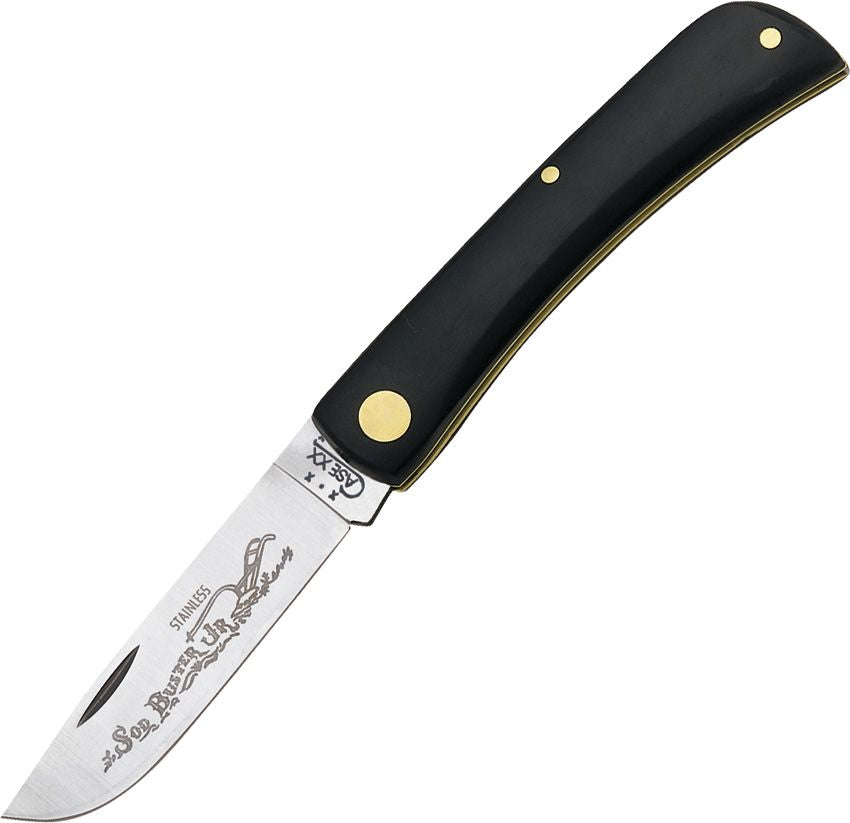 Case Black Synthetic Smooth Sod Buster Jr.