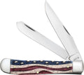 Case Star Spangled Natural Bone Color Wash Trapper