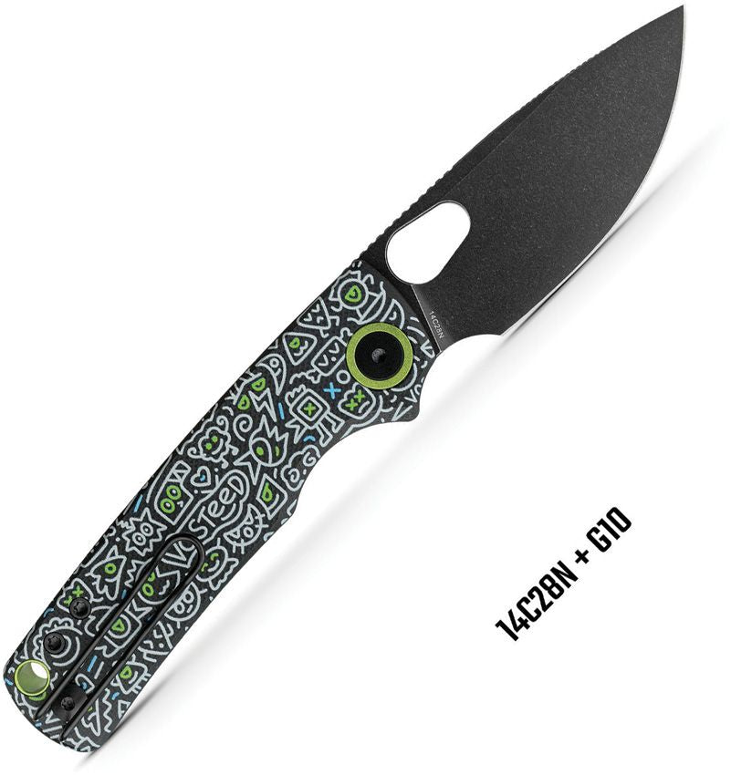 Porcupine Top Linerlock Doodle VOSA2619
