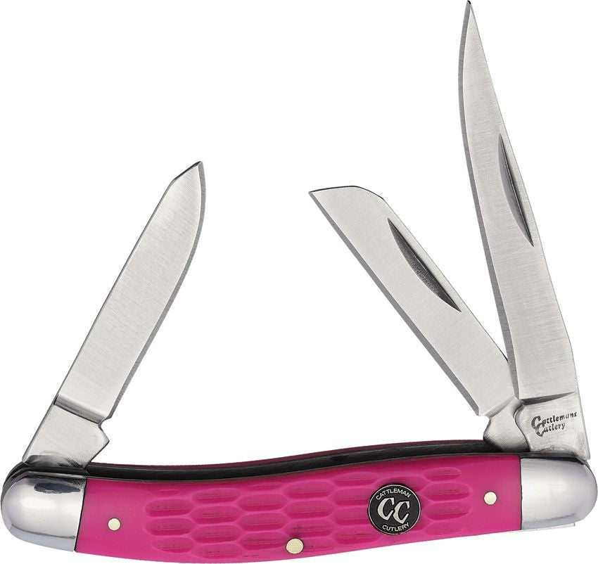 Cattleman’s Cutlery Stockman Pink Delrin