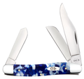 Case Blue Crackle Kirinite Smooth Stockman 50722
