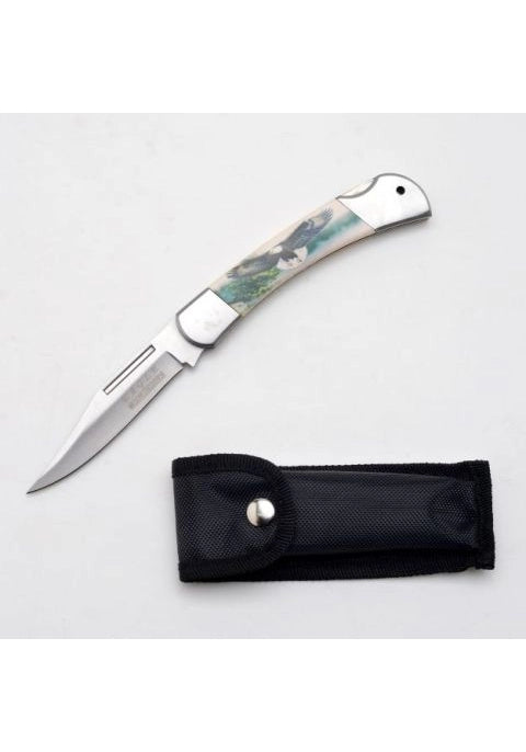 Wild Turkey Hand Made Lockback Eagle